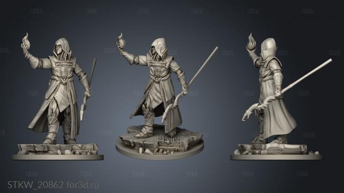 squad mage stl model for CNC