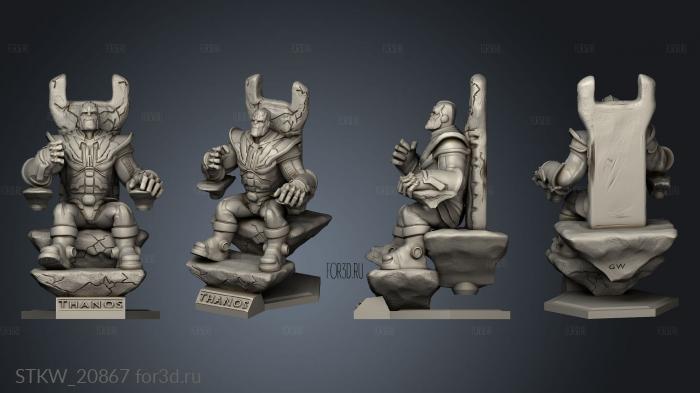 Thanos 3d stl модель для ЧПУ