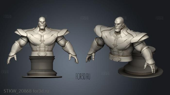 Thanos And Stand stl model for CNC