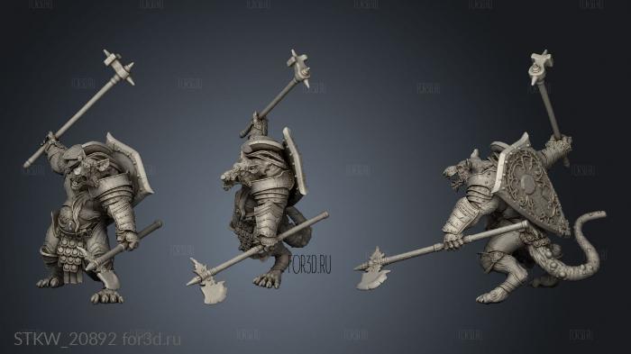 Plague Rat Militia 3d stl модель для ЧПУ