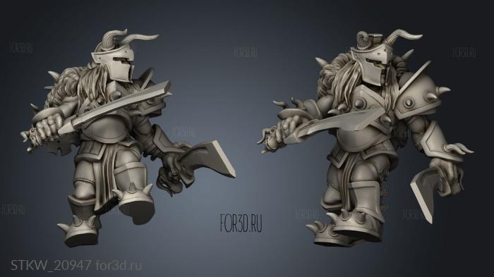 the behemoth Ogre stl model for CNC