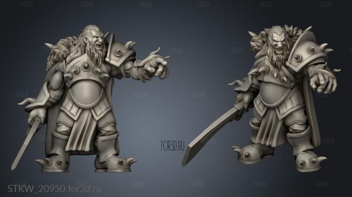 the behemoth Ogre Champion 3d stl модель для ЧПУ