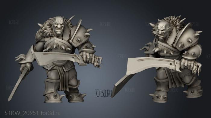 the behemoth Ogre stl model for CNC