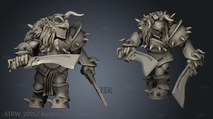 the behemoth Ogre stl model for CNC