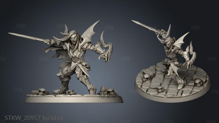 Bloodfiend Riders Rider stl model for CNC