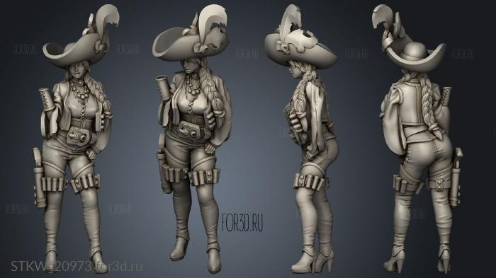 Gunners Female 3d stl модель для ЧПУ