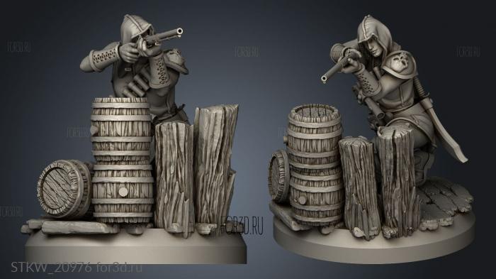 Gunners Male 3d stl модель для ЧПУ