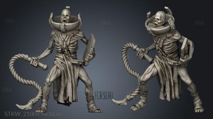 Flesh Zealot stl model for CNC