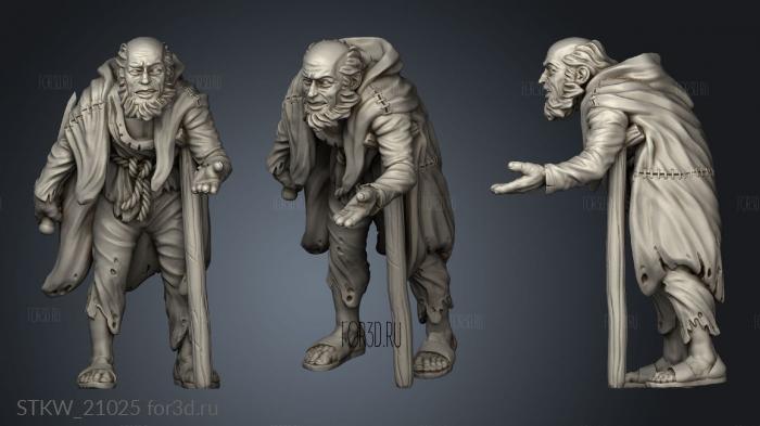 timmy beggar the beggar 3d stl модель для ЧПУ