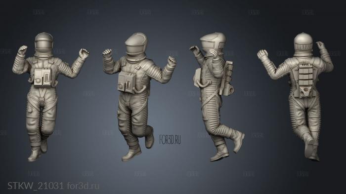 The Death Astronaut 3d stl модель для ЧПУ