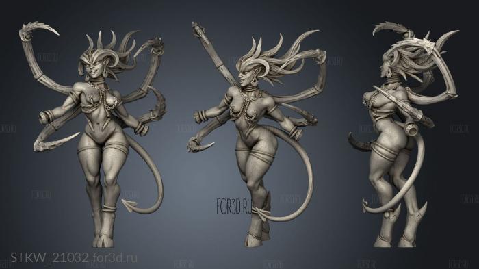 The Demon King Spawn Lilit Matriarch Skimpy Ver Lilith Skimpy Loincloth stl model for CNC