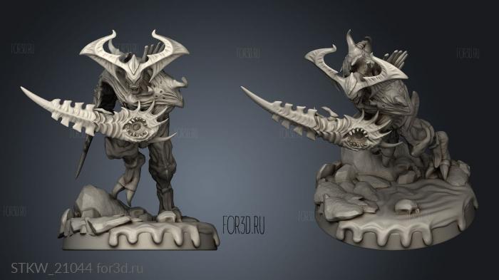 Affliction Greater Fiend stl model for CNC