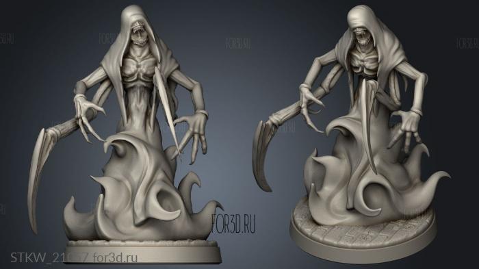 Fear Fiend stl model for CNC