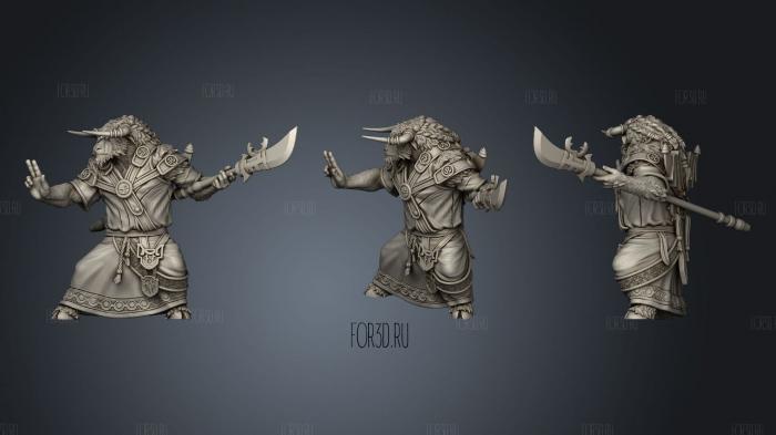 Yak Folk 2 stl model for CNC