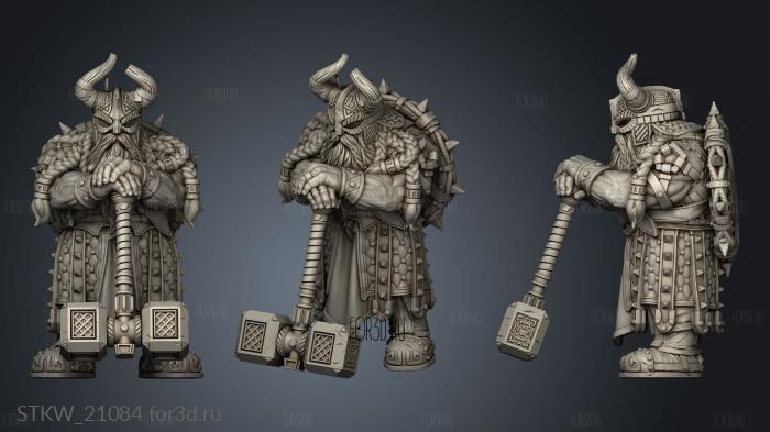 The Dwarfs Dark Deep Ukko Hakka stl model for CNC