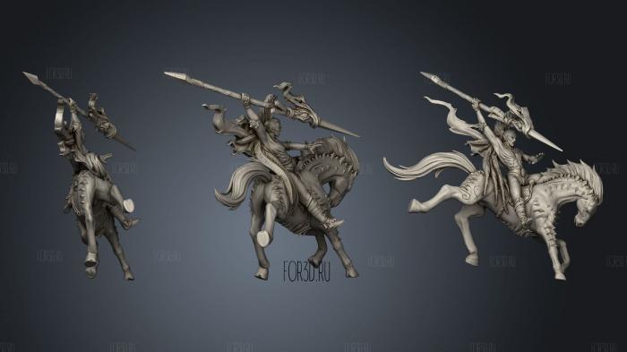 Yantir Wild Hunt Rider 3d stl модель для ЧПУ