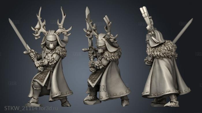 Antler Knight stl model for CNC