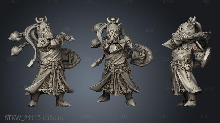 Boar Knight stl model for CNC