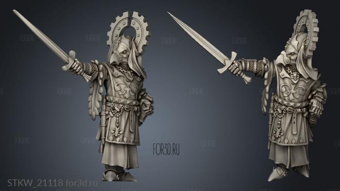 Eagle Knight stl model for CNC