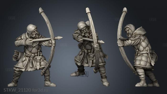 Peasant Bow 3d stl модель для ЧПУ