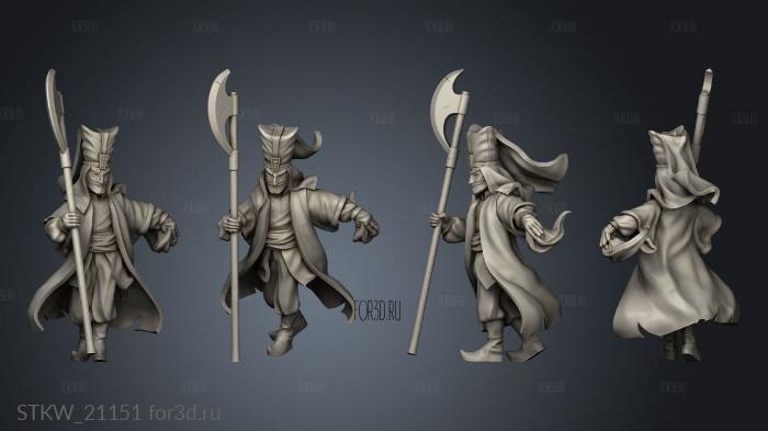 Dark Sorcerer stl model for CNC