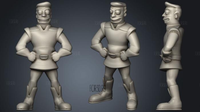 Zapp brannigan stl model for CNC