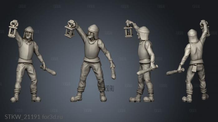 Town Guard 3d stl модель для ЧПУ