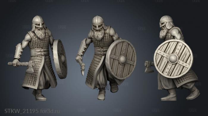 Wildlings wildling axe shield 3d stl модель для ЧПУ