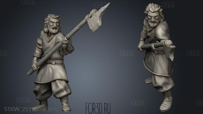 Wildlings wildling voulge 3d stl модель для ЧПУ