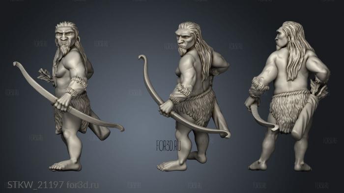 Woodwose Archer 3d stl модель для ЧПУ