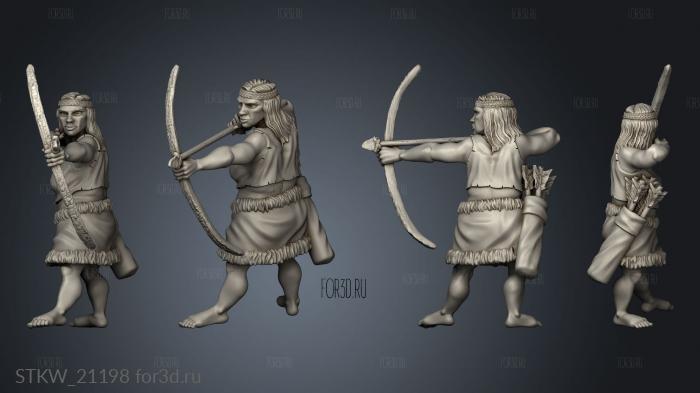 Woodwose Archer 3d stl модель для ЧПУ