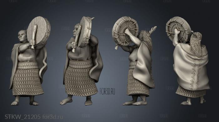 Woodwose Shaman 3d stl модель для ЧПУ