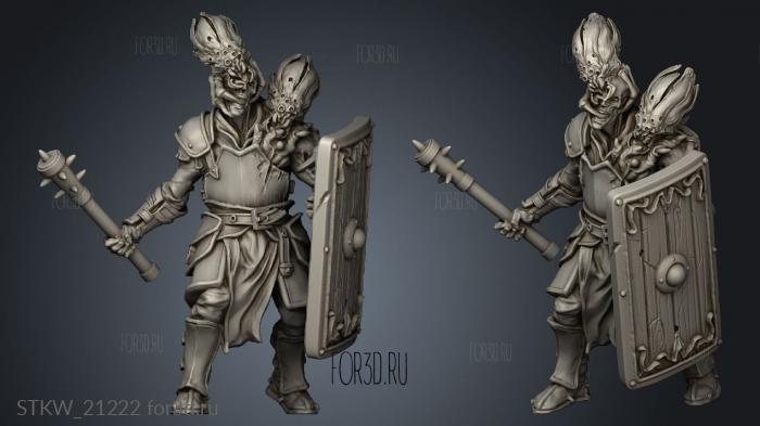 Catacombs Enved Warrior stl model for CNC