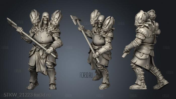 Catacombs Enved Warrior stl model for CNC