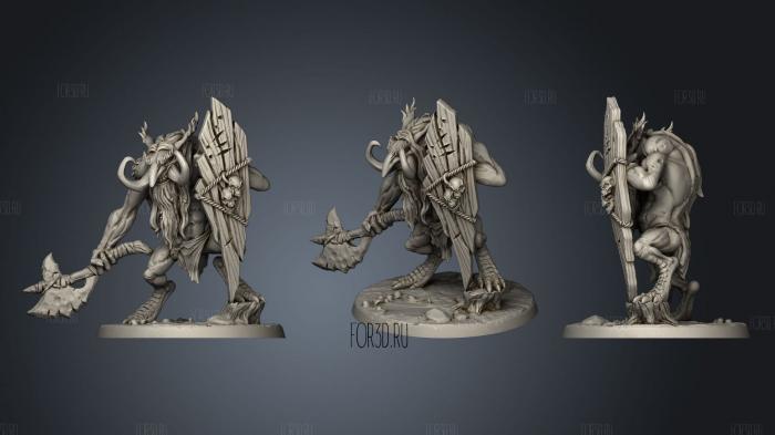 Zukki the Cellist Troll War stl model for CNC