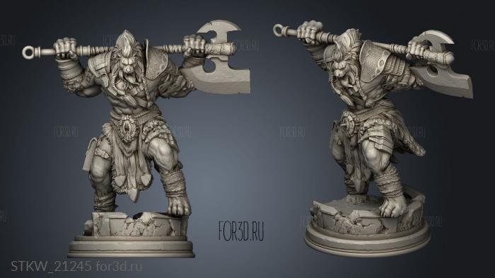 Hunt Ezequiel Axe 3d stl модель для ЧПУ