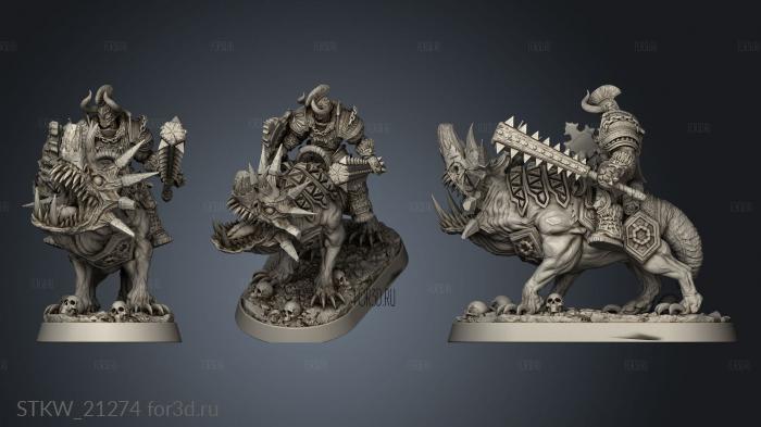 Mattias von Derwent Horned Wolf 3d stl модель для ЧПУ