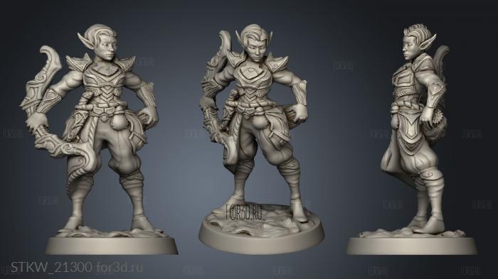 The Heroes Core Expansion Elf Ranger 3d stl модель для ЧПУ