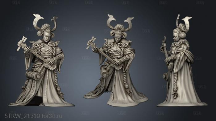 Geisha stl model for CNC