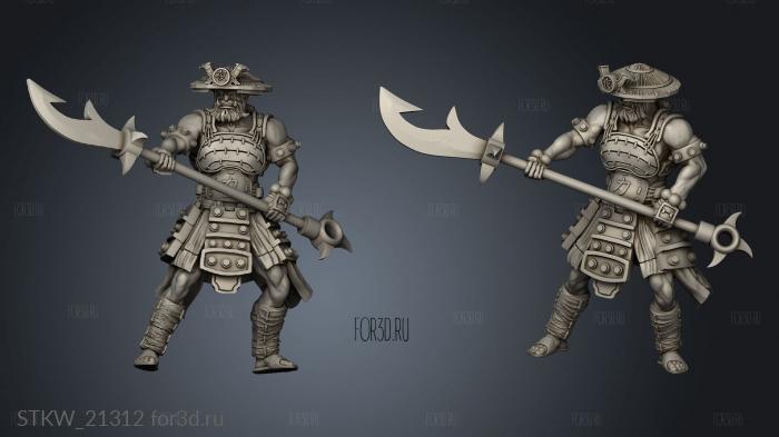 Orc Warrior 3d stl модель для ЧПУ