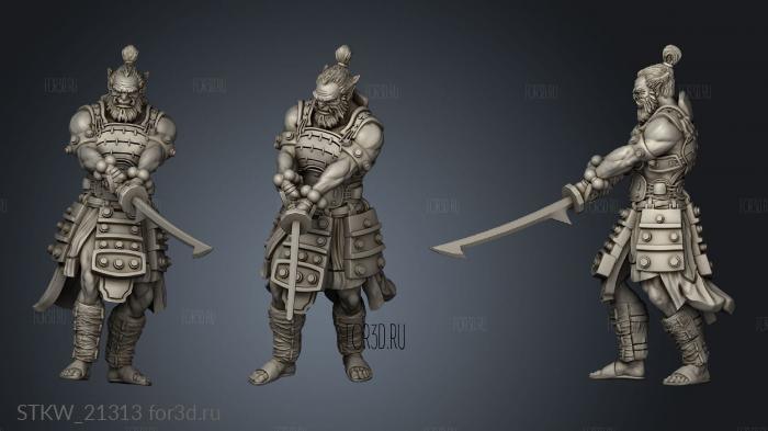 Orc Warrior 3d stl модель для ЧПУ