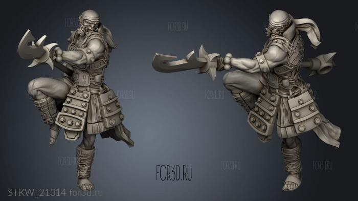 Orc Warrior 3d stl модель для ЧПУ