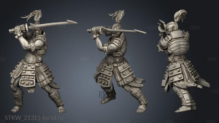 Orc Warrior 3d stl модель для ЧПУ