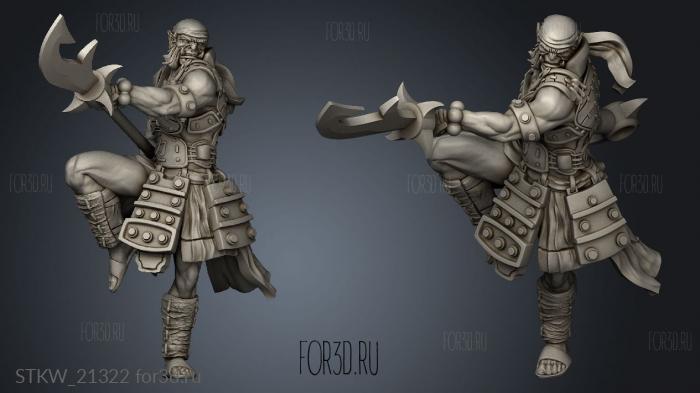 Warriors 3d stl модель для ЧПУ