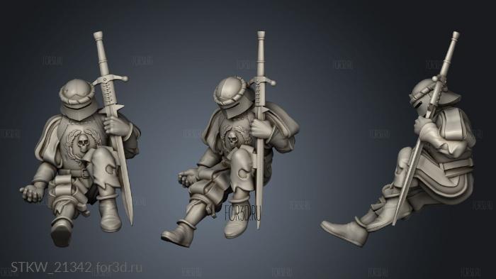 LANDSKNECHT DEAD 3d stl модель для ЧПУ