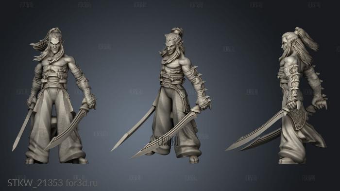 zecht drow weapon master 3d stl модель для ЧПУ