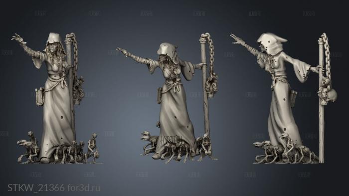 Necromancer Tanis 3d stl модель для ЧПУ