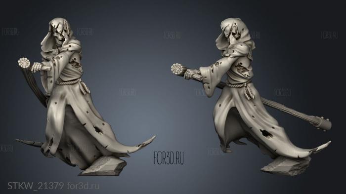 skeleton Wraith stl model for CNC