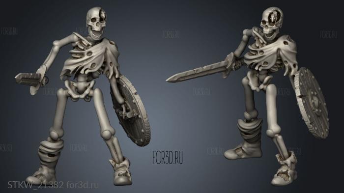 skelly 3d stl модель для ЧПУ