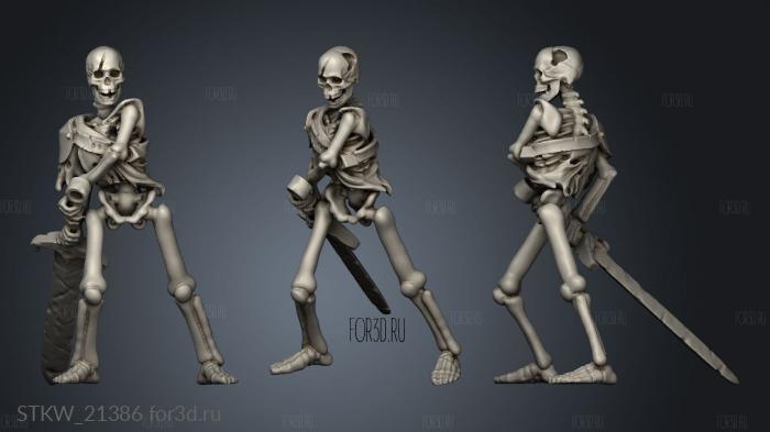 skelly stl model for CNC